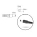 Punjač za laptope Toshiba / Symbol, 75W / 15V / 5A / 6,3mm x 3,0mm
