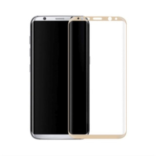 Kaljeno zaštitno staklo za Samsung Galaxy S8, Full Cover 3D, zlato