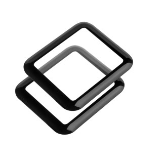 Kaljeno zaštitno staklo za Apple Watch 3 (38 mm), Full Cover 3D