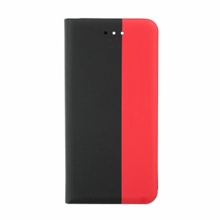 Preklopni etui za Apple iPhone 13 Pro Max od umjetne kože, crvena-crna