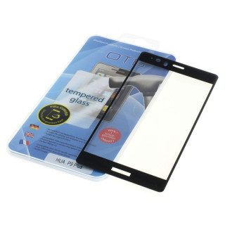 Kaljeno zaštitno staklo za Huawei P9 Plus, Full Cover 3D, crno