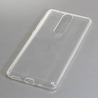 Silikonski omot za Nokia 5.1, transparentan