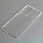 Silikonski omot za Samsung Galaxy S21 Ultra 5G, transparentan