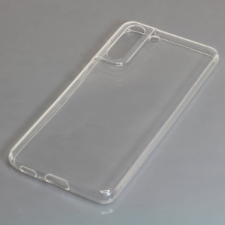 Silikonski omot za Samsung Galaxy S21 FE, transparentan