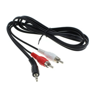 Audio kabel s 3,5 mm priključka na 2xRCA priključka