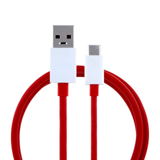 OnePlus Warp kabel s USB-A na USB-C, crven, 1.0 m