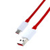 OnePlus Warp kabel s USB-A na USB-C, crven, 1.0 m