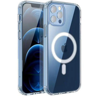 Silikonski omot za Apple iPhone 16 Pro, Magsafe, transparentan