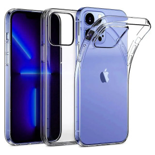 Silikonski omot za Apple iPhone 16 Pro Max, transparentan