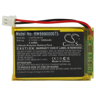 Baterija za NUK Eco Control Audio 500, 1200 mAh