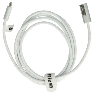 Kabel s USB-C na Magsafe2, PD, 100W, L-tip