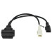 Adapter s Audi / VW / Seat / Škoda 2x2-pin na OBD2 Adapter s Audi / VW / Seat / Škoda 2x2-pin na OBD2
