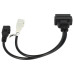 Adapter s Audi / VW / Seat / Škoda 2x2-pin na OBD2 Adapter s Audi / VW / Seat / Škoda 2x2-pin na OBD2