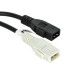 Adapter s Audi / VW / Seat / Škoda 2x2-pin na OBD2 Adapter s Audi / VW / Seat / Škoda 2x2-pin na OBD2